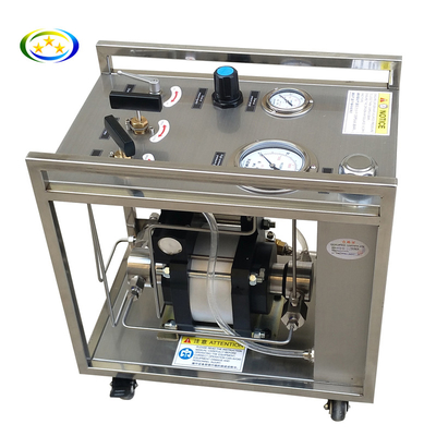 TEREK Brand 10-800 Bar Output Portable Pneumatic Liquid Booster Pump Test Bench Equipment LU-LDD-100